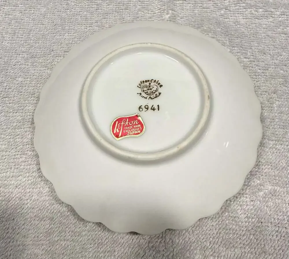 Lefton China 50th Anniversary Candle Holder